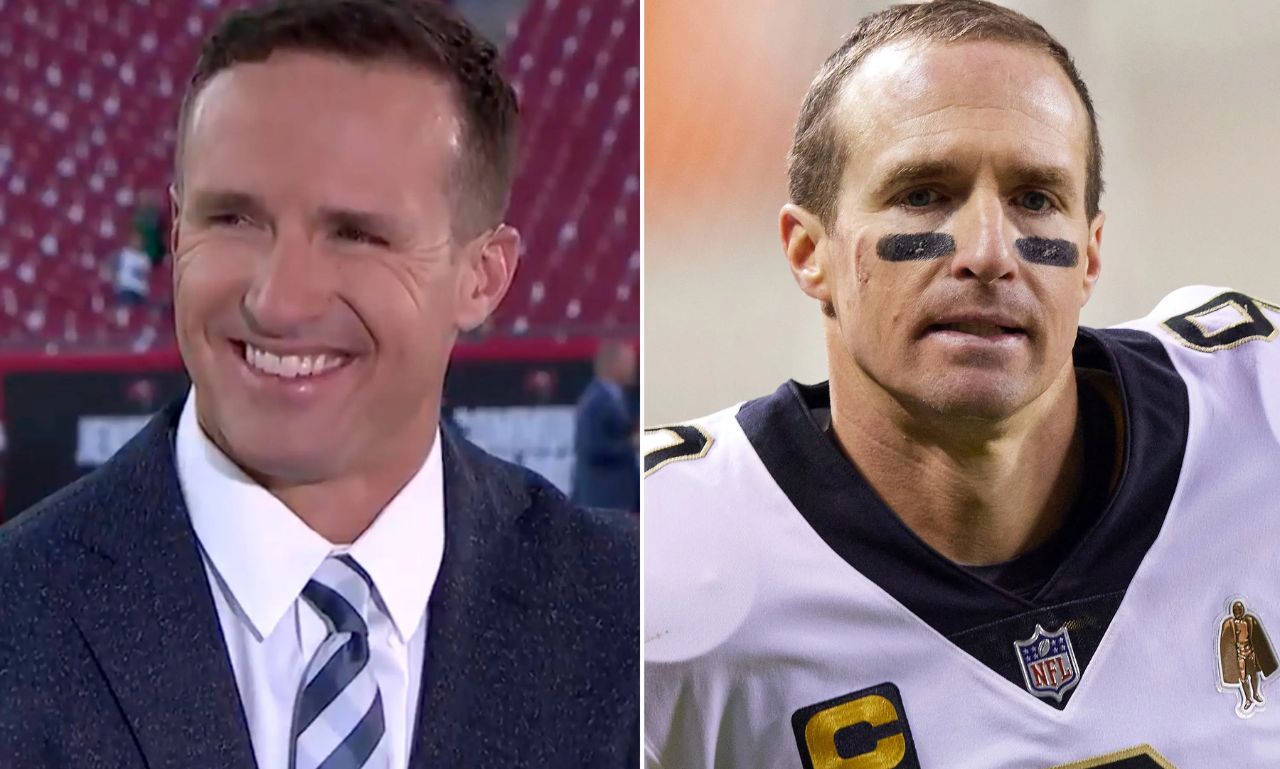 Drew Brees Makes His NBC Debut, Internet Amazed by His New Hair